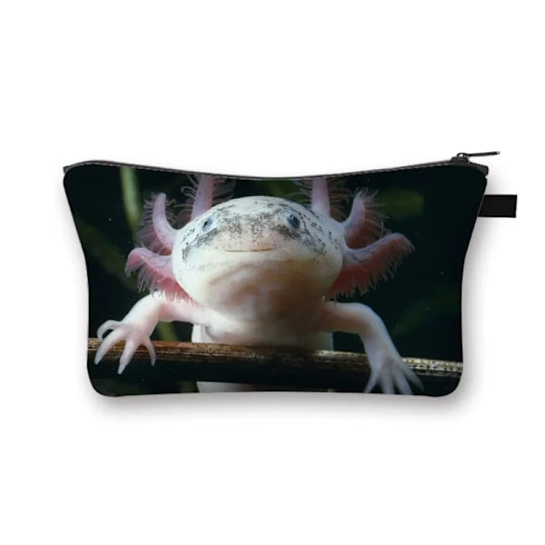 Söpö Axolotl-kotelo Gamesolotl Gamer-meikkilaukut Kawaii Toiletries Järjestäjät Pieni käsilaukku Tytöt Casual Kosmetiikkalaukku shzbxqdw08cw