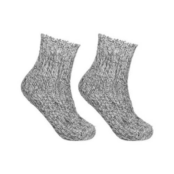 Ullstrumpor Barn 4-Pack Grå Grå 28-30 (4-6 År)
