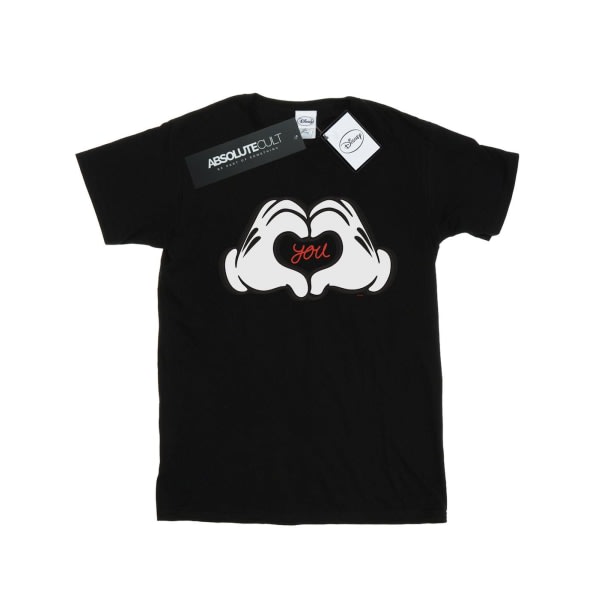 Disney Boys Mickey Mouse Loves You T-shirt 5-6 år Sort 5-6 år