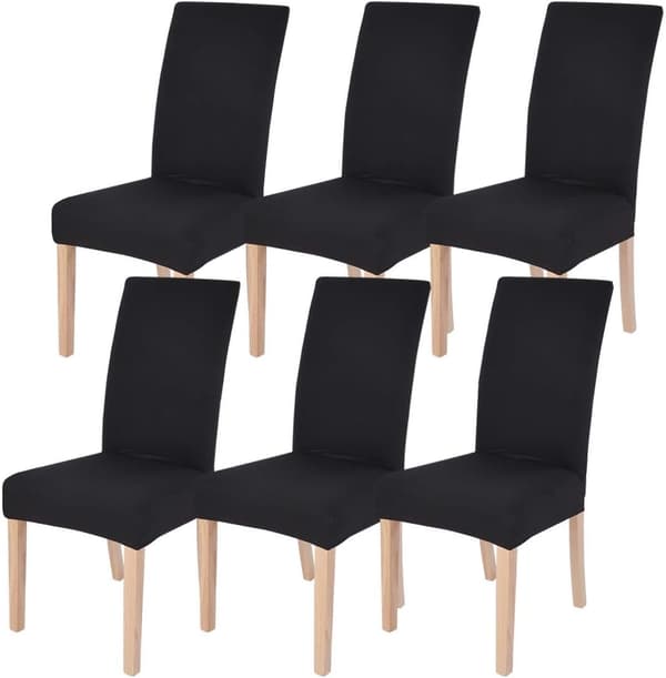 Avtakbare og vaskbare stoltrekk, sett med 6