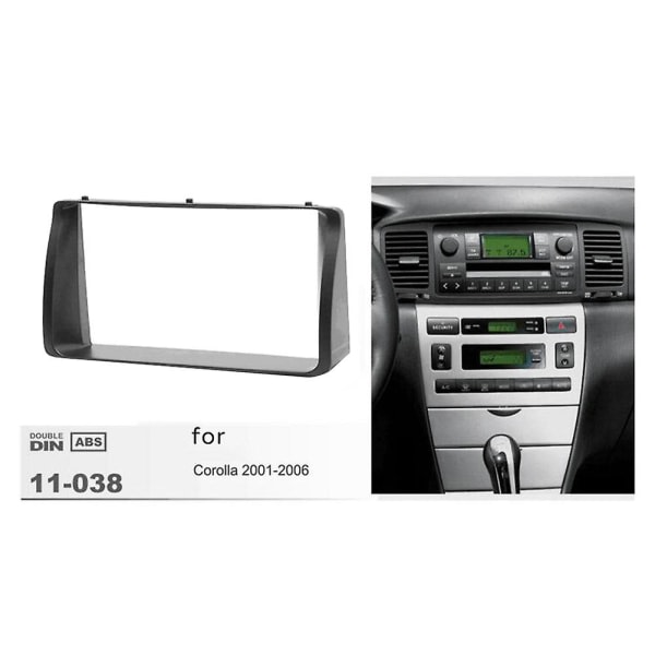 Dashboard Frame Radio Fascia Dash Mp5-soitin Toyota Corollalle