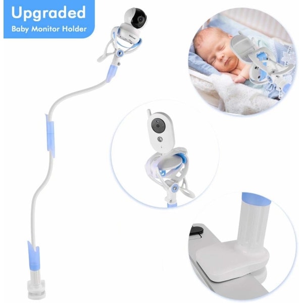 Kameraholder, babycallholder, mobiltelefonholder, fleksibel kameraholder for de fleste babycall og skjermer