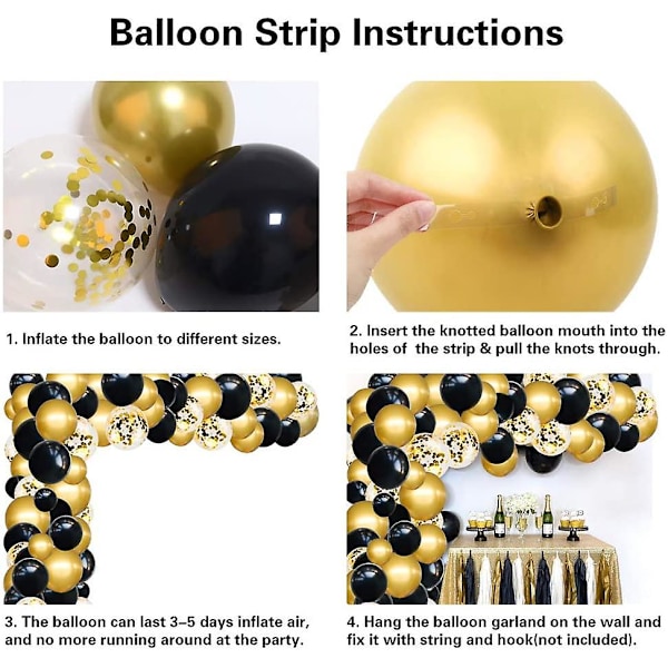 Latex ballongbue sett