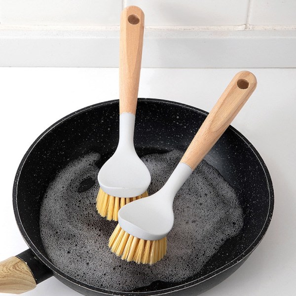 Sett med 2 stk 26cm Effektiv rengjøring med børster: praktiske kjøkkenhjelpere