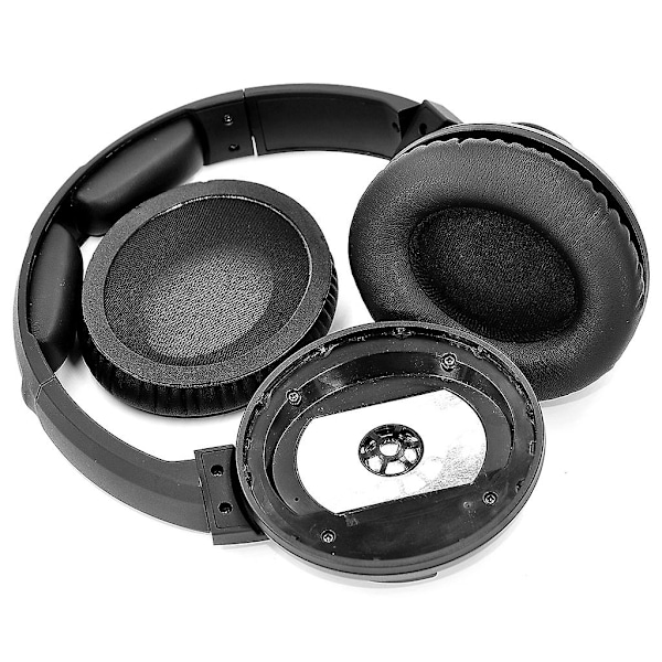 Ersætningspuder til Krk Kns6400 Kns8400 6400 8400 Headset Skumørepude Protein Skin Black