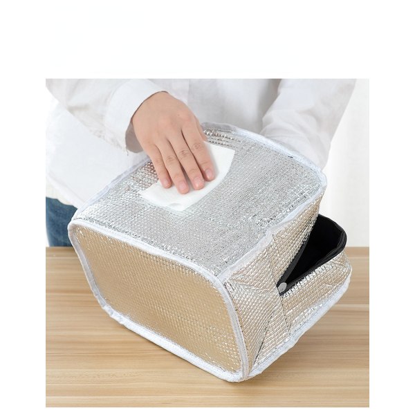 Isolert matte, termisk kylväska Bärbar Bento-väska kylväska Picknick-matsäck for kvinner Arbete utendørsresor