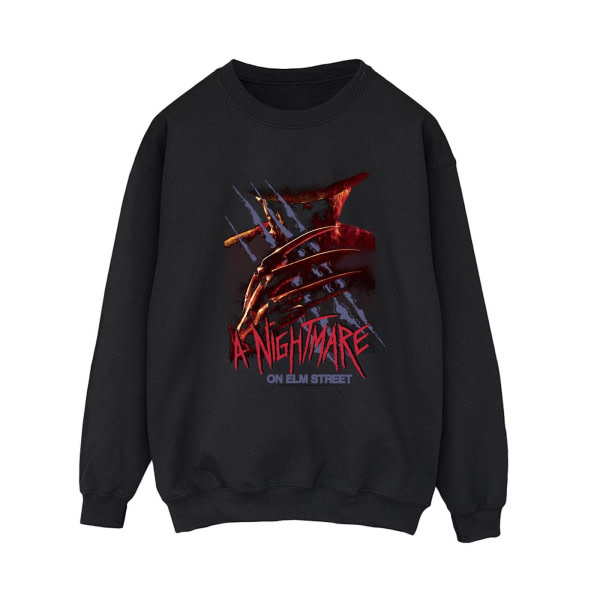 A Nightmare on Elm Street Freddy Claw Sweatshirt for kvinner/damer Svart L