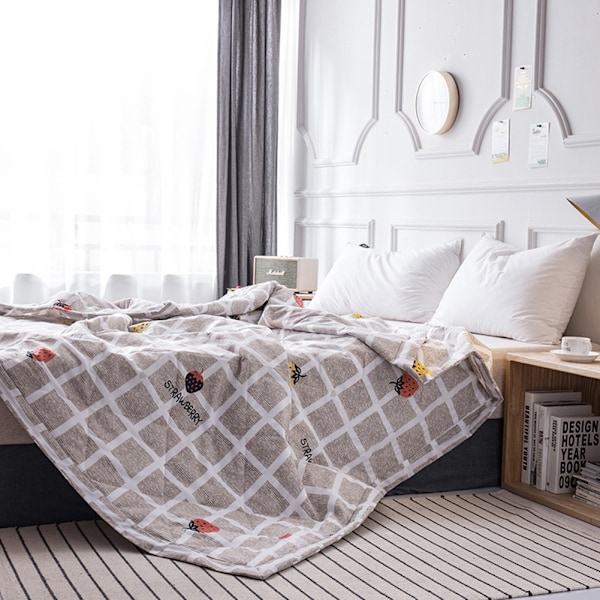 Vaskbar Queen Sommer Aircondition Comfoter Quilt Tæppe