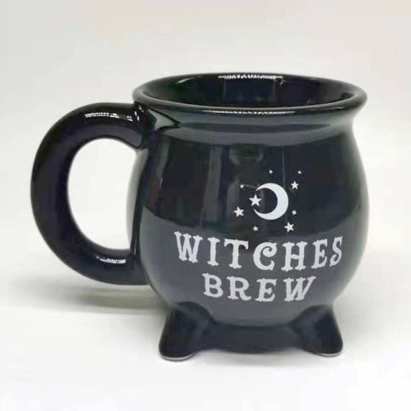 Witches Brew Cauldron Mug One Size Black Black One Size