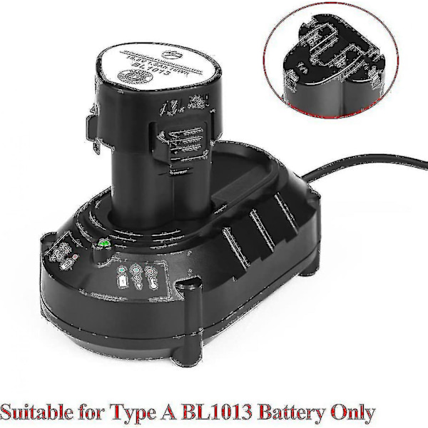 Oplader til Makita Bl1013 Bl1014 10.8v-12v Lithium-ion batterier - Dc10wa Elektrisk Boremaskine Skruetrækker Reservebatteri Strømforsyning