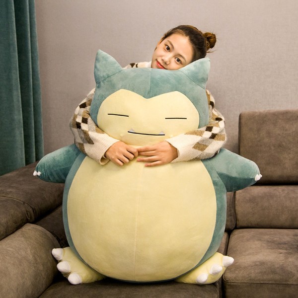 Jätte Snorlax Plyschdocka Söta Björnen Stor Plysch Mjuk Kudde Fylld Docka Present till Barn-30cm