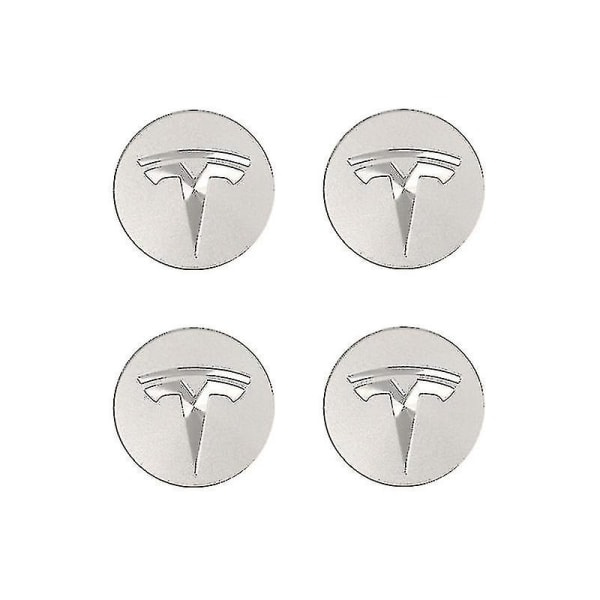 Tesla Model 3/X/S/Y Vannekapseli Vannekapseli Vannekapseli Muokkauslisävaruste Hopea (FMY)