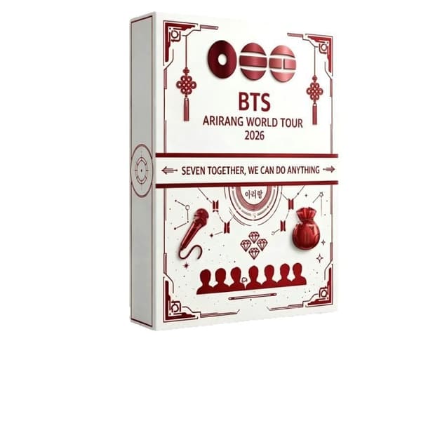 BTS World Tour Arirang 24-dages Blind Box, Akryl K-Pop Nedtællingskalender Samleobjekt