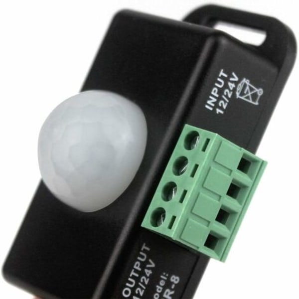 DC 12V LED Infrarød Bevægelsessensor Bevægelsesdetektor Pir Bevægelsessensor Til LED Strip/Glødepære 12V 8A，Fonepro-XF3-