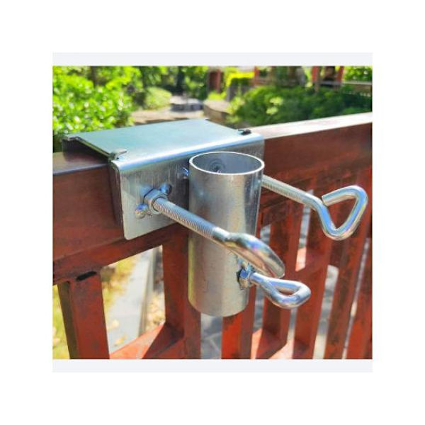 Metal Balkon Parasol Holder Clamp Staket Parasol Clamp