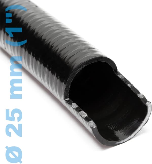 5m Trykkslange D25mm 330g/m Dammepumpe-FF-