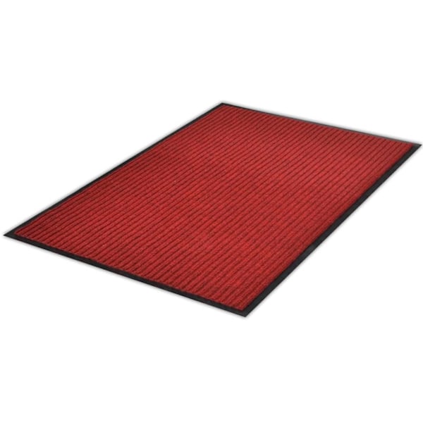 vidaXL Ovimatto PVC Punainen 120 x 180 cm red 5300