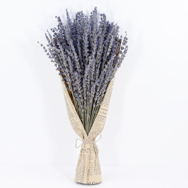 1. Torkad Lavendel Naturlig Lavendel Blombuketter Stjälkar 43cm fo