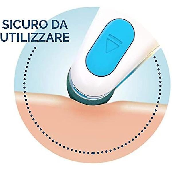 Elektrisk fodfil til fodvorter Død hudfjerner Razor Fodpleje Værktøj Fjern tør død hård sprukken hud Sikker og smertefri