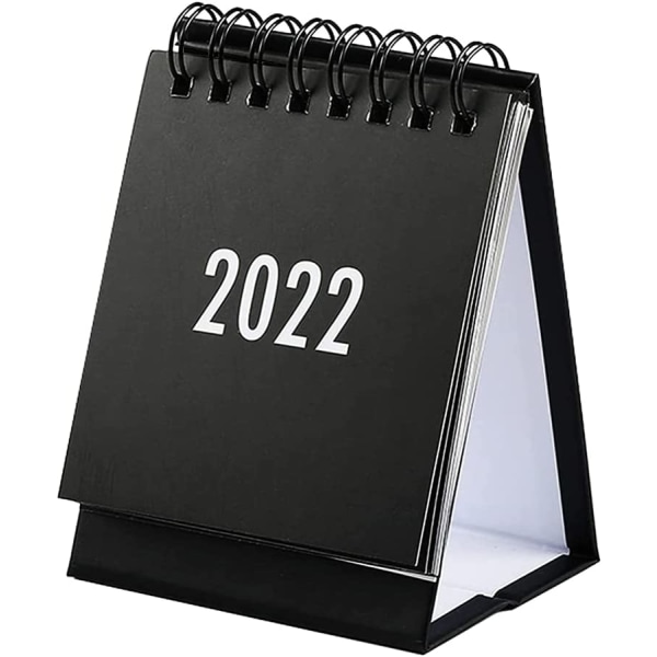 Skrivebordskalender 2022 Minikalendere Metal Ring Twin-Wire Binding