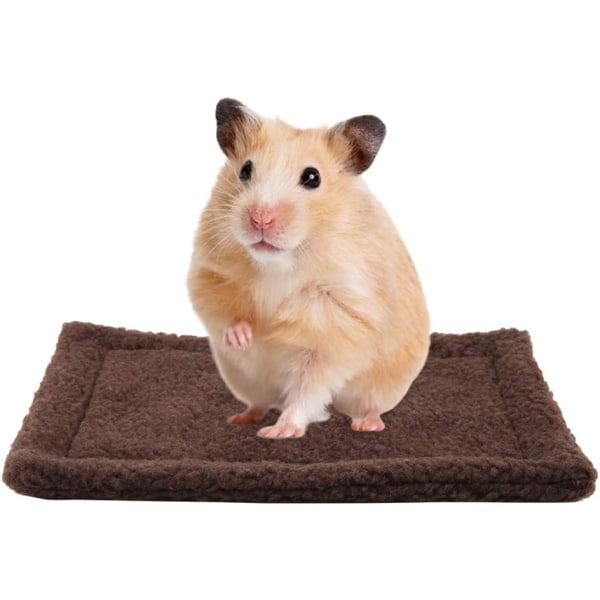 Smådjur Marsvin Hamster Bed House Rektangulär Plysch Varm