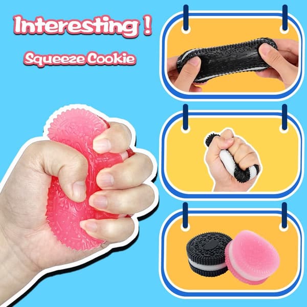 Stressavlastande Squishy Leksak Silikon Ångest 2025 Ny Långsam Stigning four colors