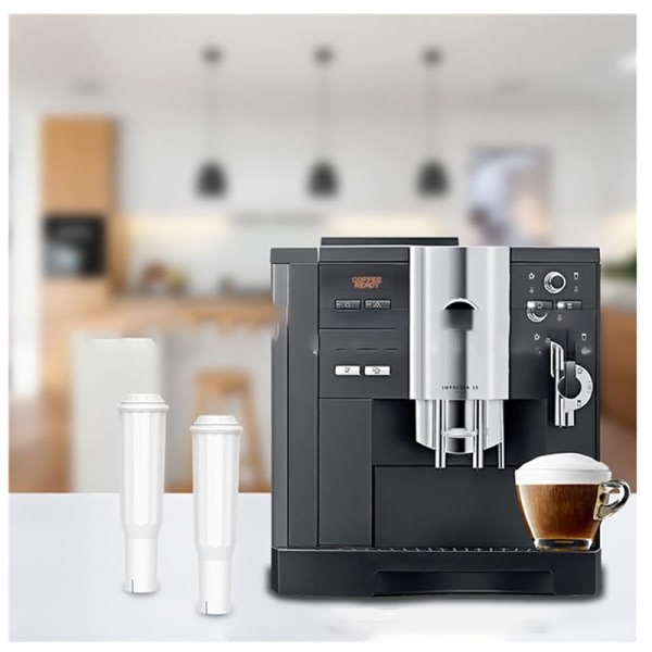Sett med 2 høykvalitets erstatningsvannfiltre for Jura Impressa kaffemaskiner