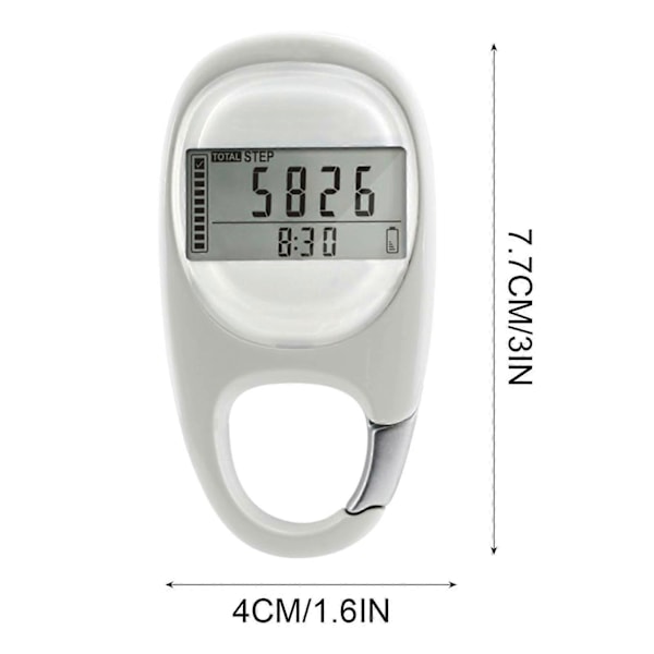 Pedometer, Stegräknare med Minnesfunktion, Daglig Övervakning