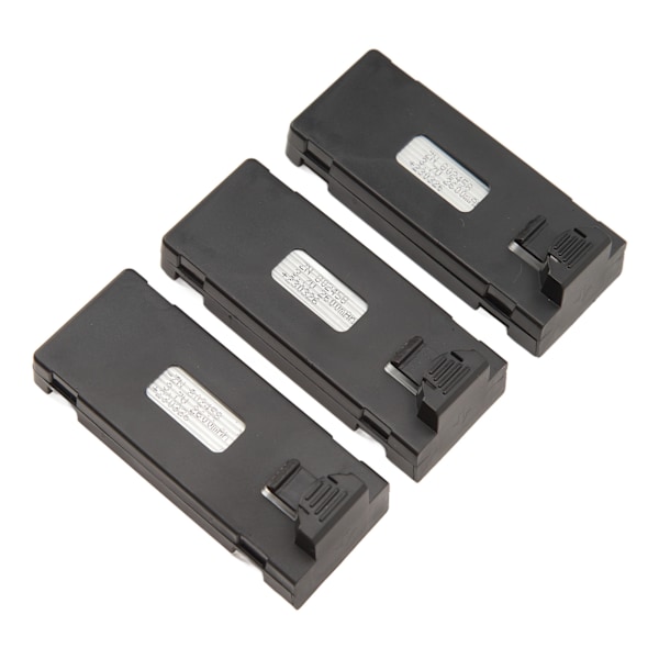 3 stk. RC Fly Litium Batterisæt til E88 E88Pro LS E525 E525Pro 3.7v 2600mah