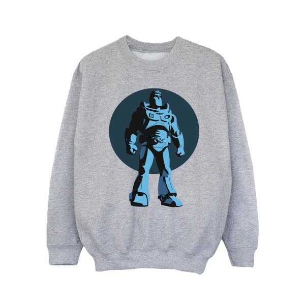 Disney Girls Lightyear Buzz Standing Circle Sweatshirt 12-13 Ye Sports Grey 12-13 år