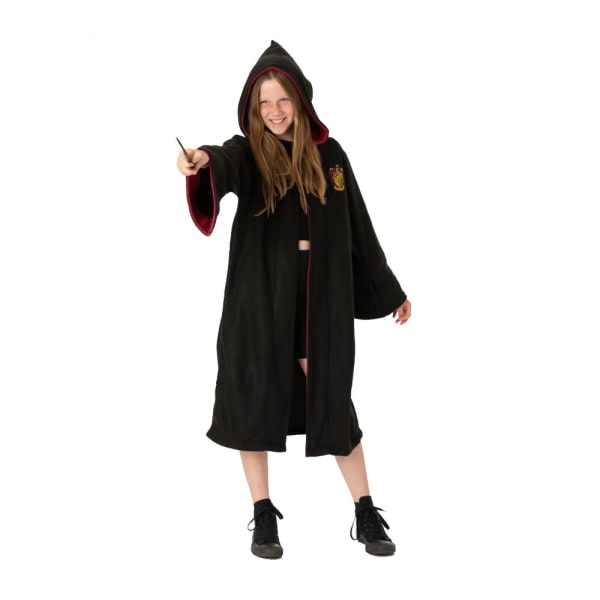 Harry Potter barn/barn Gryffindor replika kjole 13-15 år Svart/Rød 13-15 år