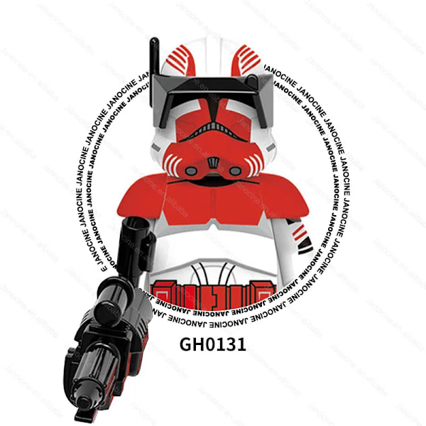 SW Rymdkriget Darth Mini Actionfigurer Klonsoldat Droider Jedi Anakin Skywalker Byggklossar i Plast Set Barnpresent GH0131