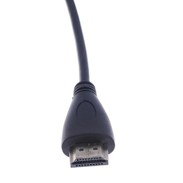 Micro HDMI til HDMI-kabel Gullbelagt Micro HDMI-kabel 1080p for telefon HDTV 1(1m)