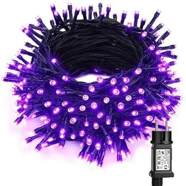 Halloween Decor String Lights, 20M 200LED lilla julelys Purple