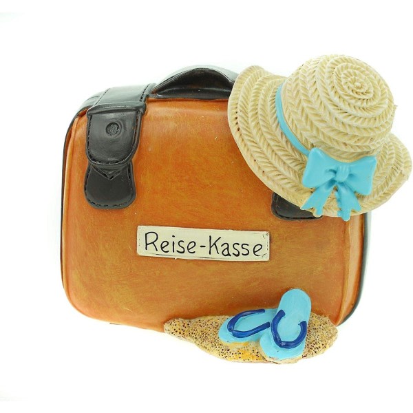 Spardose Matkalaukku 11 cm Koffer Urlaubskasse Urlaub Kasse Sparschwein