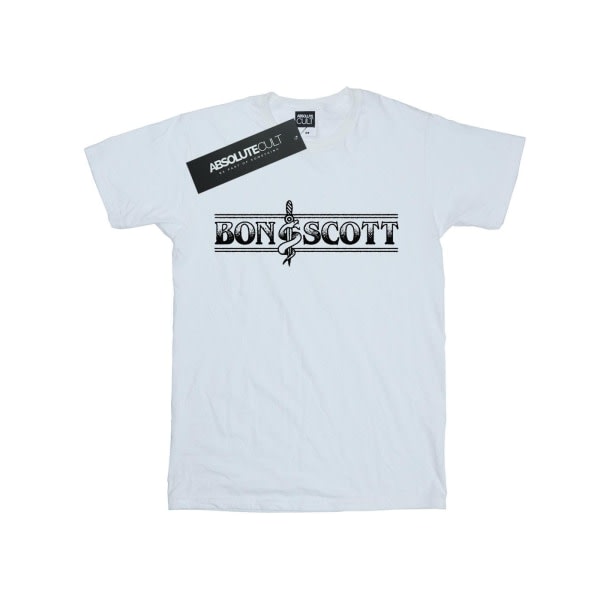 Bon Scott Boys Bemguit Grime T-shirt 9-11 år Hvid 9-11 år