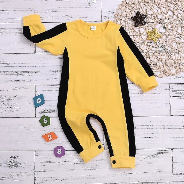 Baby Bruce Lee Dress, Nyfødt Baby Jumpsuit 70