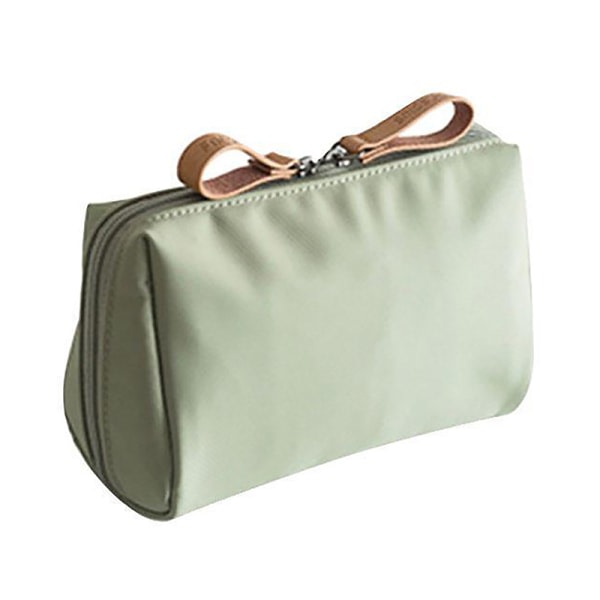 Sminkväska Enkel enfärgad kosmetisk väska för kvinder påse Green