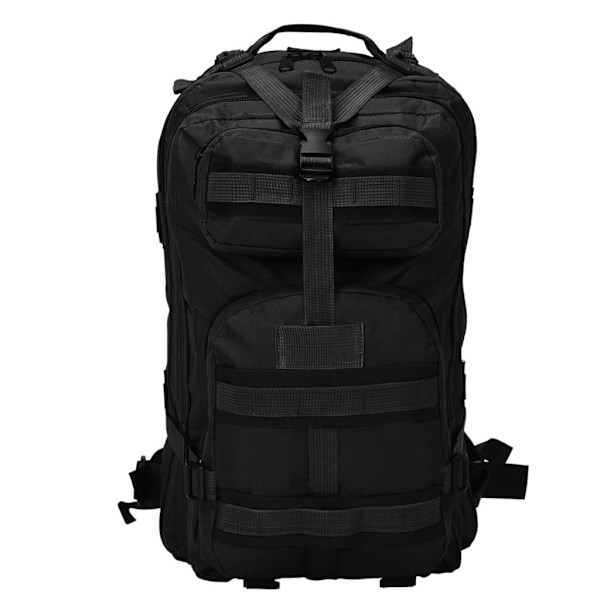 vidaXL Militæryggsekk 50 L svart black 1150