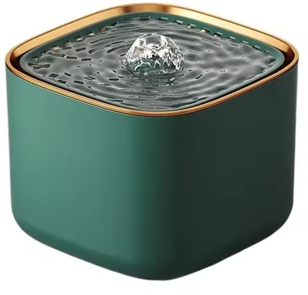 Kattvattenfontän 3L Automatisk Dricksdispenser med Filter, Tyst, Vit white