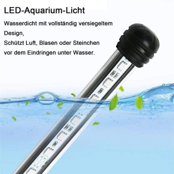 19cm LED-akvaariovalaisin vedenalainen ylävalo vedenpitävä