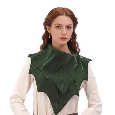 Renæssance Elver Druidekappe, Plys Middelalderkappe til Halloween Cosplay, Unisex One Size Brown