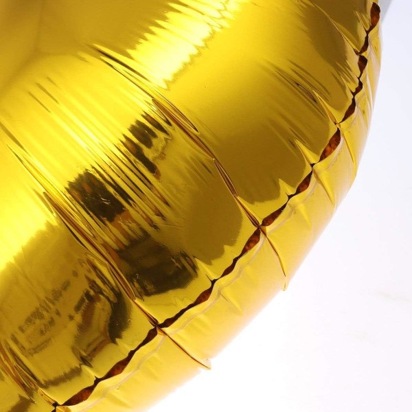 30 st Hjärtfolieballong for födelsedagsbröllopsdusch Alla hjärtans dag (guld)