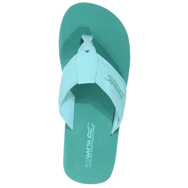 Regatta Naiset/Naiset Catarina Flip Flops 4 UK Turquoise/Ocean Turquoise/Ocean Wave 4 UK