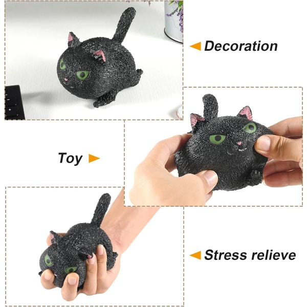 Katt Squishy Angry Cat Stress Reliever Toys, Squeeze, Squeeze,