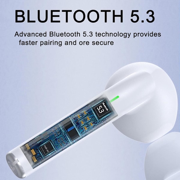 Bluetooth-hörlurar, trådlösa in-ear hörlurar, trådlös laddningsbox