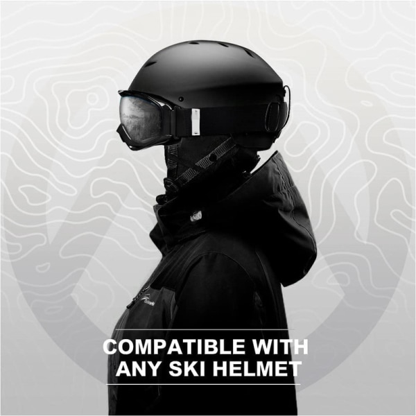 OTG Ski Mask - Anti-Imma Skidglasögon Antidamm Vindtät UV400 Skydd Snowboardglasögon for män & kvinner pojkar & flickor