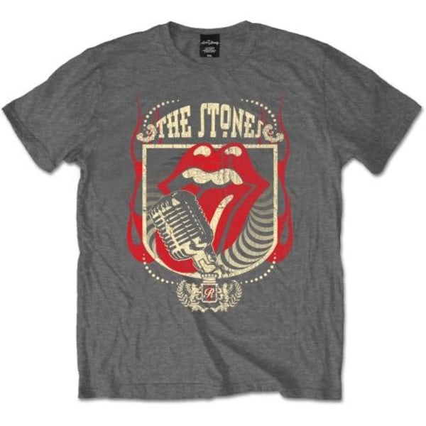 The Rolling Stones Unisex Adult 40 Licks T-paita S Hiilenharmaa S