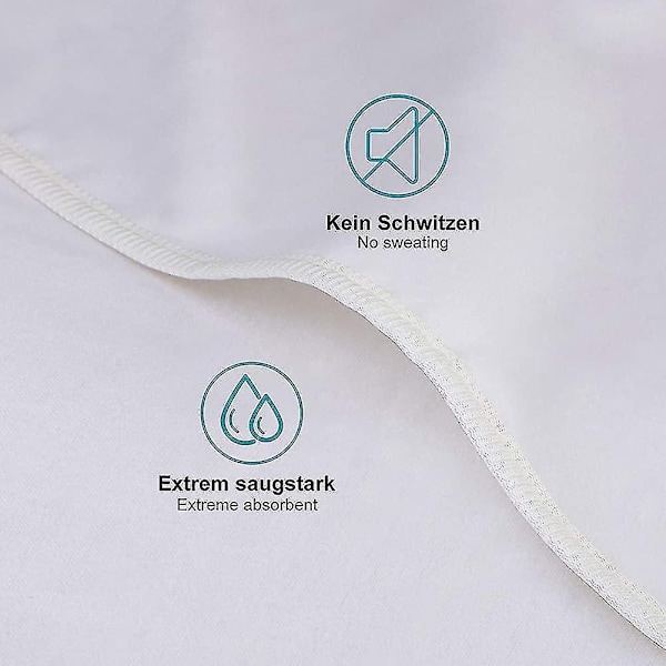 Madrasskydd 200x220 cm Molton 100% Bomull. Andningsbart. Bekvämt-XF11-