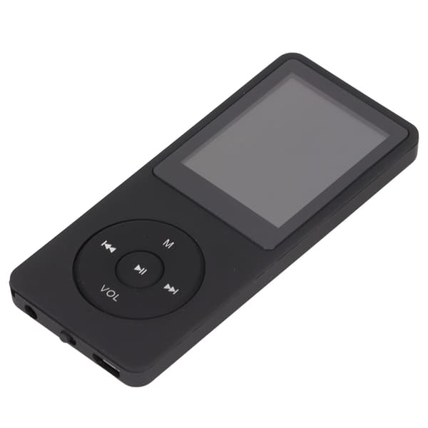 MP3 Player 1.8 inch Screen 64GB Memory Card Multifunctional Portable MP3 Music Player Black-FF-